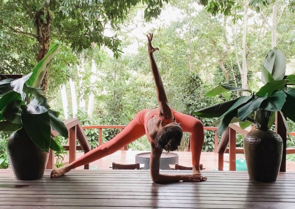 Wellness und Yoga in den Baumkronen bei Kamba African Rainforest Experiences